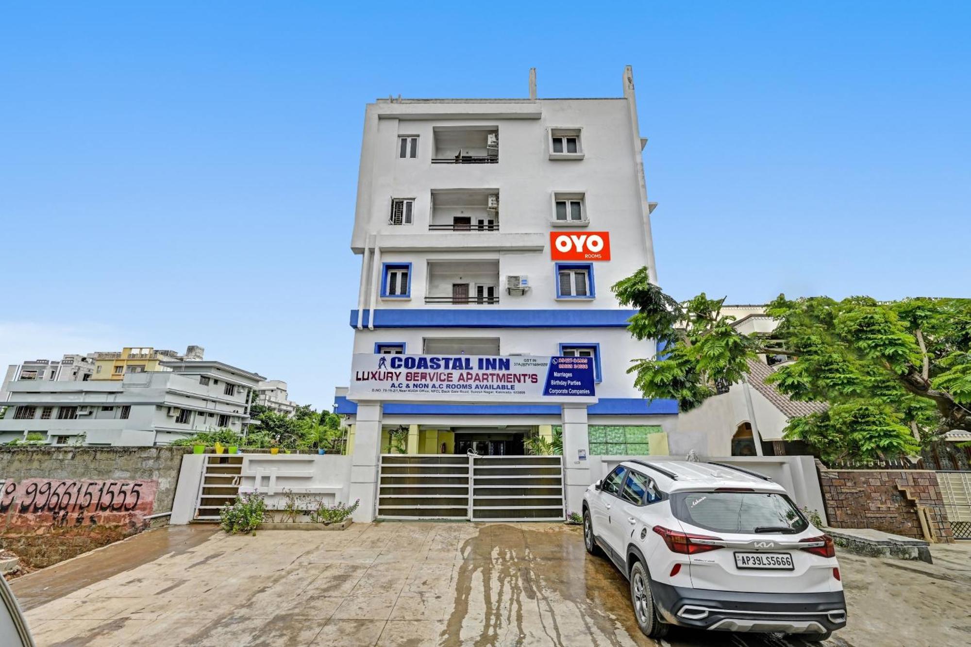Hotel O Coastal Inn Luxury Service Apartments Kakinada Ngoại thất bức ảnh
